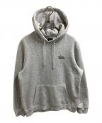 stussyステューシー）の古着「Basic Stussy Hoodie（ベーシックステゥーシーフーディー）/ Z4000SAS18」｜グレー