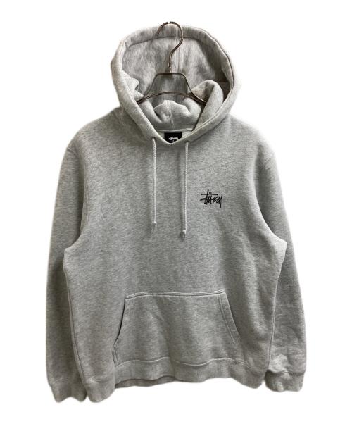 stussy（ステューシー）stussy (ステューシー) Basic Stussy Hoodie（ベーシックステゥーシーフーディー）/ Z4000SAS18 グレー サイズ:Sの古着・服飾アイテム