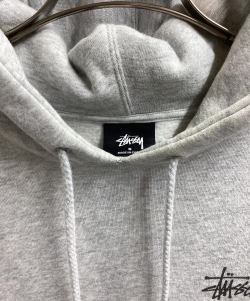 stussy（ステューシー）stussy (ステューシー) Basic Stussy Hoodie（ベーシックステゥーシーフーディー）/ Z4000SAS18 グレー サイズ:Sの古着・服飾アイテム
