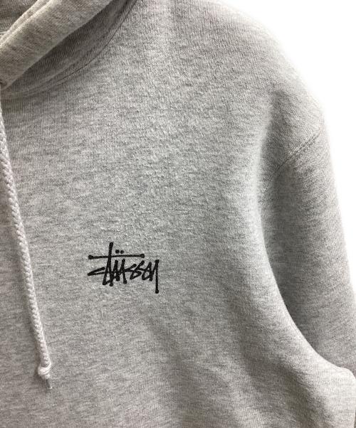 stussy（ステューシー）stussy (ステューシー) Basic Stussy Hoodie（ベーシックステゥーシーフーディー）/ Z4000SAS18 グレー サイズ:Sの古着・服飾アイテム