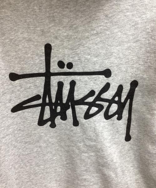 stussy（ステューシー）stussy (ステューシー) Basic Stussy Hoodie（ベーシックステゥーシーフーディー）/ Z4000SAS18 グレー サイズ:Sの古着・服飾アイテム