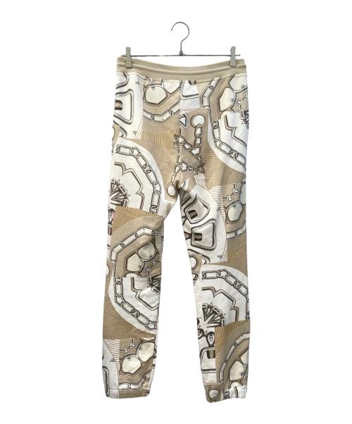 HERMES（エルメス）HERMES (エルメス) スウェットパンツ/Effet Kaleidoscope ベージュ サイズ:38の古着・服飾アイテム