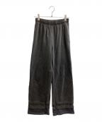 PERVERZEパーバーズ）の古着「Step Layered Sweat Pants（ステップレイヤードスウェットパンツ）0125010803」｜グレー