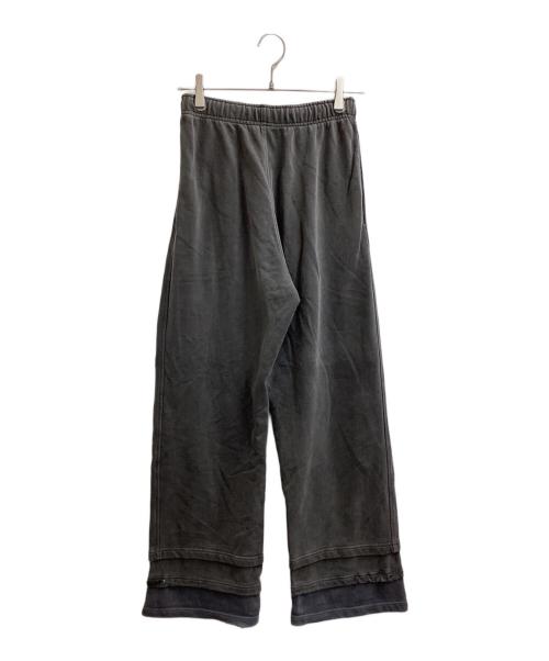 PERVERZE（パーバーズ）PERVERZE (パーバーズ) Step Layered Sweat Pants（ステップレイヤードスウェットパンツ）0125010803 グレー サイズ:Sの古着・服飾アイテム