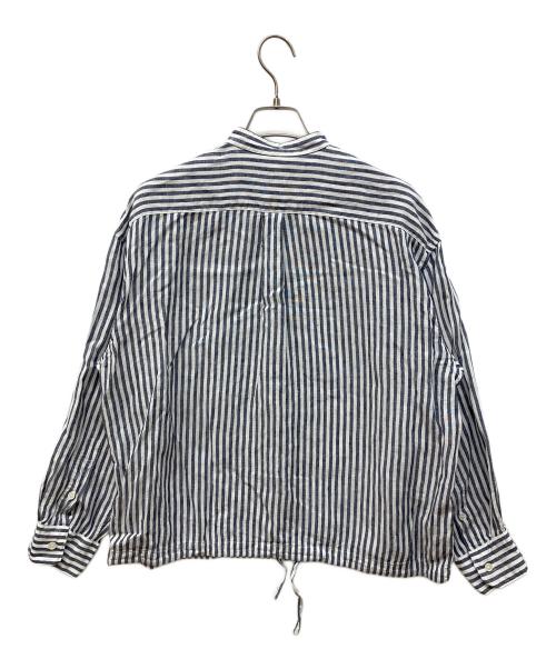 FRAMeWORK（フレームワーク）FRAMeWORK (フレームワーク) フレンチリネンドロストシャツ ネイビー サイズ:FREEの古着・服飾アイテム