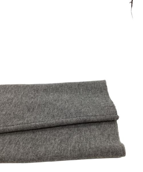 Snidel（スナイデル）Snidel (スナイデル) フリルネックニットプルオーバー グレー サイズ:FREEの古着・服飾アイテム