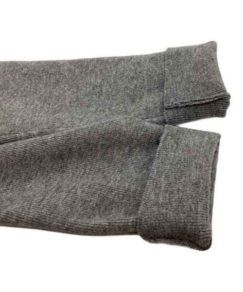 Snidel（スナイデル）Snidel (スナイデル) フリルネックニットプルオーバー グレー サイズ:FREEの古着・服飾アイテム