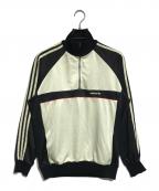 adidas Originalsアディダスオリジナル）の古着「ハーフジップトラックジャケット」｜アイボリー