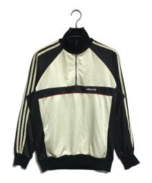 adidas Originals（アディダスオリジナル）の古着「ハーフジップトラックジャケット」｜アイボリー