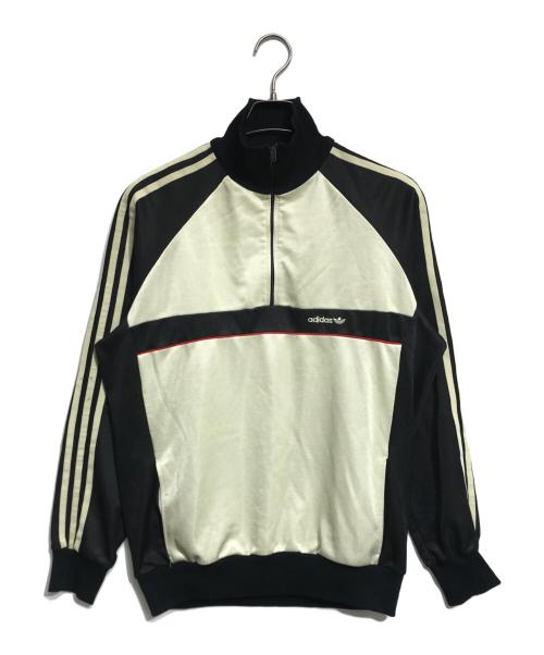 adidas Originals（アディダスオリジナル）adidas Originals (アディダスオリジナル) ハーフジップトラックジャケット アイボリー サイズ:52の古着・服飾アイテム