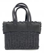 A VACATION×Ron Hermanア ヴァケーション×ロンハーマン）の古着「RATTAN S　ラタンバッグ」｜ブラック