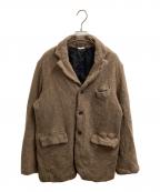 COMME des GARCONS HOMME DEUXコムデギャルソン オム ドゥ）の古着「ウール縮絨テーラードジャケット / DH-J040」｜ブラウン