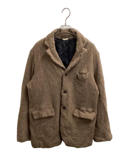 COMME des GARCONS HOMME DEUX（コムデギャルソン オム ドゥ）COMME des GARCONS HOMME DEUX (コムデギャルソン オム ドゥ) ウール縮絨テーラードジャケット / DH-J040 ブラウン サイズ:Mの古着・服飾アイテム