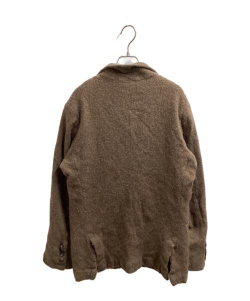 COMME des GARCONS HOMME DEUX（コムデギャルソン オム ドゥ）COMME des GARCONS HOMME DEUX (コムデギャルソン オム ドゥ) ウール縮絨テーラードジャケット / DH-J040 ブラウン サイズ:Mの古着・服飾アイテム
