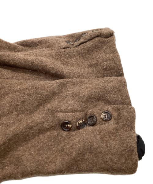 COMME des GARCONS HOMME DEUX（コムデギャルソン オム ドゥ）COMME des GARCONS HOMME DEUX (コムデギャルソン オム ドゥ) ウール縮絨テーラードジャケット / DH-J040 ブラウン サイズ:Mの古着・服飾アイテム