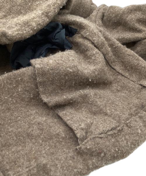 COMME des GARCONS HOMME DEUX（コムデギャルソン オム ドゥ）COMME des GARCONS HOMME DEUX (コムデギャルソン オム ドゥ) ウール縮絨テーラードジャケット / DH-J040 ブラウン サイズ:Mの古着・服飾アイテム