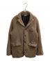 COMME des GARCONS HOMME DEUX（コムデギャルソン オム ドゥ）の古着「ウール縮絨テーラードジャケット / DH-J040」｜ブラウン