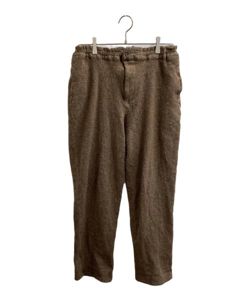 COMME des GARCONS HOMME DEUX（コムデギャルソン オム ドゥ）COMME des GARCONS HOMME DEUX (コムデギャルソン オム ドゥ) ウール縮絨イージーパンツ / DH-P040 / AD2021 ブラウン サイズ:Sの古着・服飾アイテム