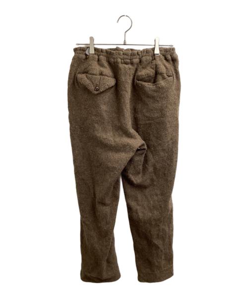 COMME des GARCONS HOMME DEUX（コムデギャルソン オム ドゥ）COMME des GARCONS HOMME DEUX (コムデギャルソン オム ドゥ) ウール縮絨イージーパンツ / DH-P040 / AD2021 ブラウン サイズ:Sの古着・服飾アイテム