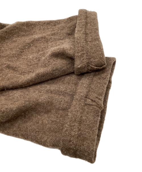 COMME des GARCONS HOMME DEUX（コムデギャルソン オム ドゥ）COMME des GARCONS HOMME DEUX (コムデギャルソン オム ドゥ) ウール縮絨イージーパンツ / DH-P040 / AD2021 ブラウン サイズ:Sの古着・服飾アイテム