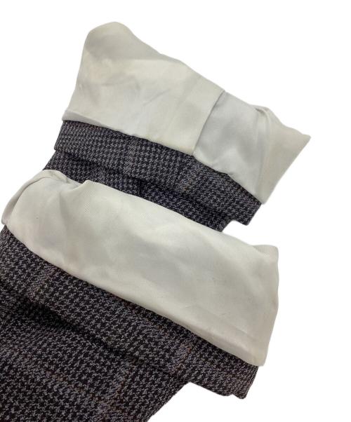 COMME des GARCONS HOMME DEUX（コムデギャルソン オム ドゥ）COMME des GARCONS HOMME DEUX (コムデギャルソン オム ドゥ) ポリ縮絨チェックジャケット / DI-J031 / AD2021 グレー サイズ:Sの古着・服飾アイテム