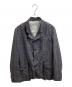 COMME des GARCONS HOMME DEUX（コムデギャルソン オム ドゥ）の古着「ポリ縮絨チェックジャケット / DI-J031 / AD2021」｜グレー