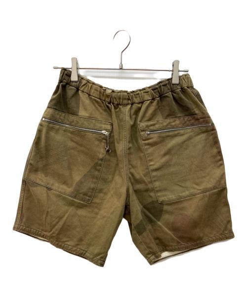 NIGEL CABOURN（ナイジェルケーボン）NIGEL CABOURN (ナイジェルケーボン) E.De Marchi コットンショーツ　ハーフパンツ ブラウン サイズ:Mの古着・服飾アイテム
