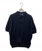 JOHN SMEDLEYジョンスメドレー）の古着「ADRIAN SHIRT SS」｜ネイビー