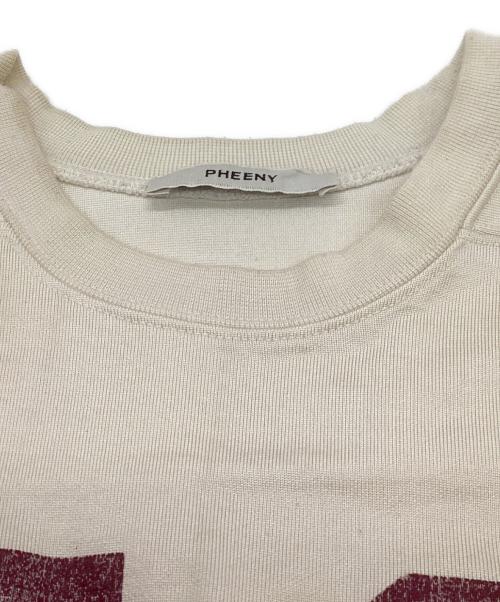 PHEENY（フィーニー）PHEENY (フィーニー) NYLON COTTON FOOTBALL TEE SHORT / ナイロンコットンフットボールTシャツ / PA23-CS08 アイボリー サイズ:FREEの古着・服飾アイテム