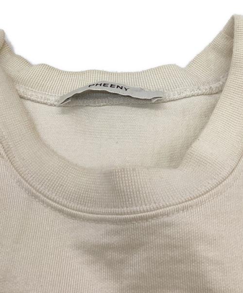 PHEENY（フィーニー）PHEENY (フィーニー) NYLON COTTON FOOTBALL TEE SHORT / ナイロンコットンフットボールTシャツ / PA23-CS08 アイボリー サイズ:FREEの古着・服飾アイテム