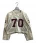 PHEENY（フィーニー）の古着「NYLON COTTON FOOTBALL TEE SHORT / ナイロンコットンフットボールTシャツ / PA23-CS08」｜アイボリー