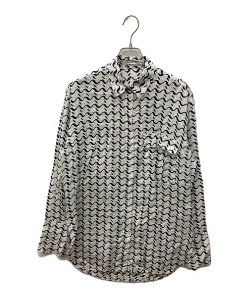 christian wijnants（クリスチャン ワイナンツ）christian wijnants (クリスチャン ワイナンツ) シルクレーヨンシャツ ベージュ サイズ:36の古着・服飾アイテム