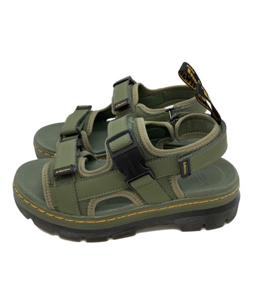 Dr.Martens（ドクターマーチン）Dr.Martens (ドクターマーチン) FORSTER マルチストラップ サンダル カーキ サイズ:37の古着・服飾アイテム