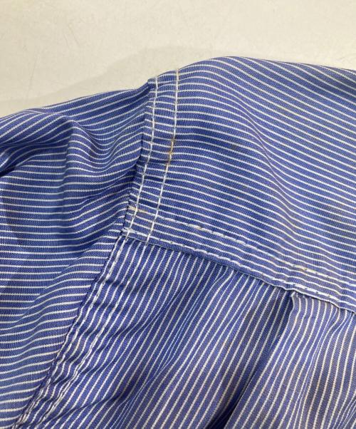 COMME des GARCONS HOMME（コムデギャルソン オム）COMME des GARCONS HOMME (コムデギャルソン オム) ドッキングレギュラーカラーシャツ / HH-B001 ブルー×ボルドー サイズ:XSの古着・服飾アイテム