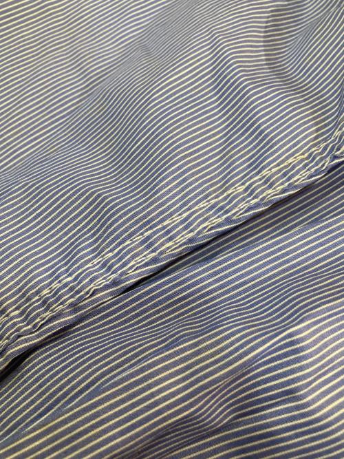 COMME des GARCONS HOMME（コムデギャルソン オム）COMME des GARCONS HOMME (コムデギャルソン オム) ドッキングレギュラーカラーシャツ / HH-B001 ブルー×ボルドー サイズ:XSの古着・服飾アイテム