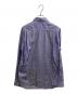 COMME des GARCONS HOMME (コムデギャルソン オム) ドッキングレギュラーカラーシャツ / HH-B001 ブルー×ボルドー サイズ:XS：8000円