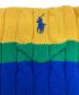 中古・古着 POLO RALPH LAUREN (ポロ・ラルフローレン) ポニー刺繍半袖ケーブルニット ネイビー サイズ:XS：9000円