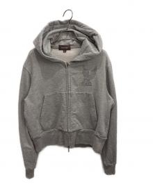 masu（エムエーエスユー）の古着「MB ZIP-UP HOODIE」｜グレー
