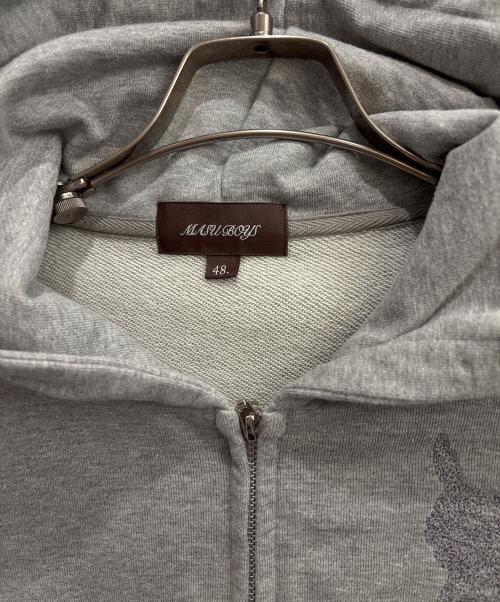 masu（エムエーエスユー）masu (エムエーエスユー) MB ZIP-UP HOODIE グレー サイズ:48の古着・服飾アイテム