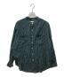 THE SHINZONE（ザ シンゾーン）の古着「STAND COLLAR DADDY SHIRT」｜グリーン