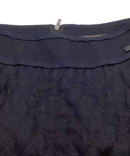 FOXEY（フォクシー）FOXEY (フォクシー) ウール キルティング ロングスカート / 37433-ASFI01U ネイビー サイズ:38の古着・服飾アイテム