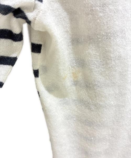 Christian Dior（クリスチャン ディオール）Christian Dior (クリスチャン ディオール) Eiffel Tower Knit Sweater/エッフェル塔ニット/424S67AM784 ブラック×ホワイト サイズ:38の古着・服飾アイテム
