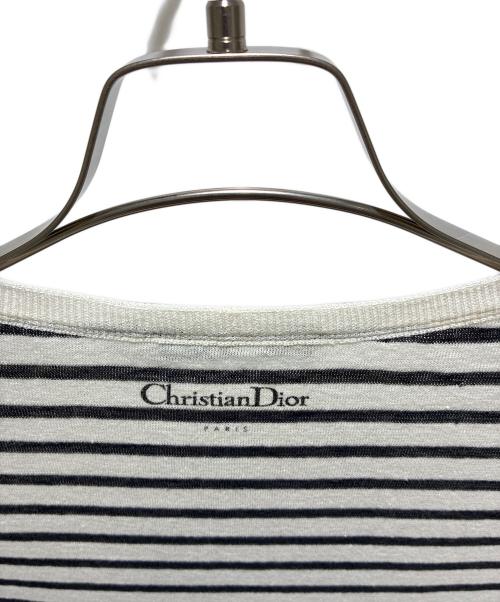Christian Dior（クリスチャン ディオール）Christian Dior (クリスチャン ディオール) Eiffel Tower Knit Sweater/エッフェル塔ニット/424S67AM784 ブラック×ホワイト サイズ:38の古着・服飾アイテム