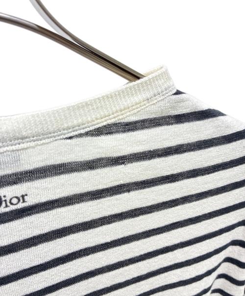 Christian Dior（クリスチャン ディオール）Christian Dior (クリスチャン ディオール) Eiffel Tower Knit Sweater/エッフェル塔ニット/424S67AM784 ブラック×ホワイト サイズ:38の古着・服飾アイテム