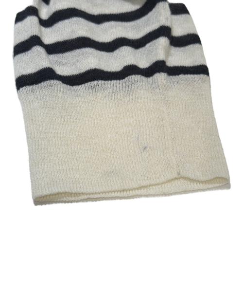 Christian Dior（クリスチャン ディオール）Christian Dior (クリスチャン ディオール) Eiffel Tower Knit Sweater/エッフェル塔ニット/424S67AM784 ブラック×ホワイト サイズ:38の古着・服飾アイテム