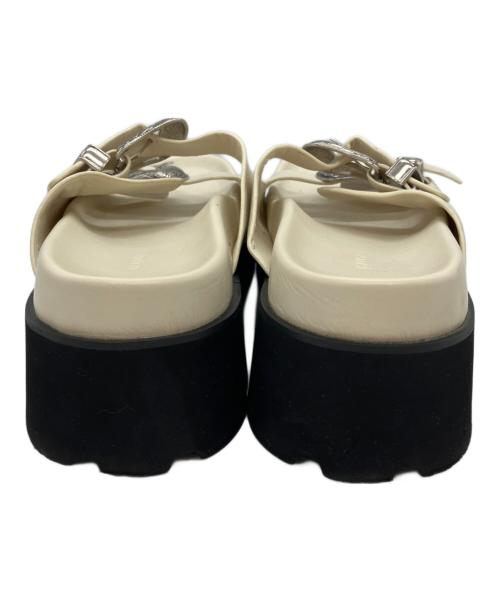 Ameri（アメリ）AMERI (アメリ) MEDI WESTERN BUCKLE SANDALS アイボリー サイズ:Mの古着・服飾アイテム