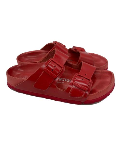 BIRKENSTOCK（ビルケンシュトック）BIRKENSTOCK (ビルケンシュトック) VALENTINO GARAVANI (ヴァレンティノ・ガラヴァーニ) Arizona レッド サイズ:22.5cmの古着・服飾アイテム
