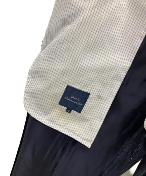 ships tailoring style（シップス）ships tailoring style (シップス) ロロ・ピアーナセットアップスーツ ネイビー サイズ:48 VEST:Lの古着・服飾アイテム