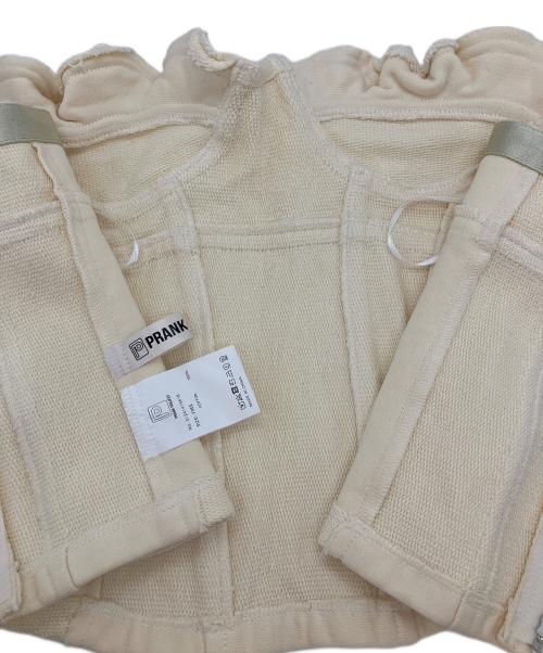 PRANK PROJECT（プランクプロジェクト）PRANK PROJECT (プランクプロジェクト) フリルスウェットビスチェ アイボリー サイズ:FREEの古着・服飾アイテム