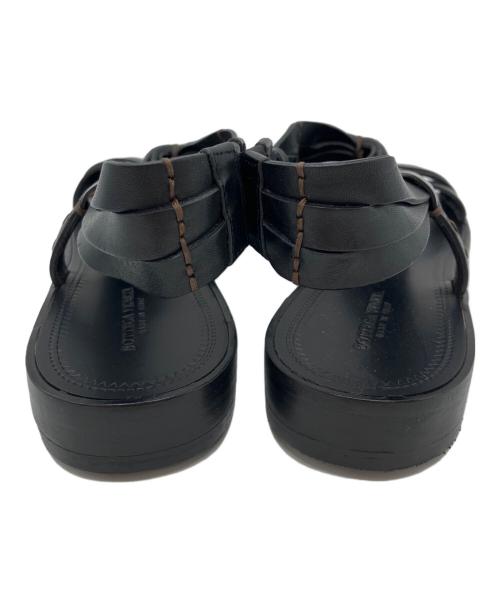 BOTTEGA VENETA（ボッテガベネタ）BOTTEGA VENETA (ボッテガベネタ) レザーサンダル ブラック サイズ:37 1/2の古着・服飾アイテム